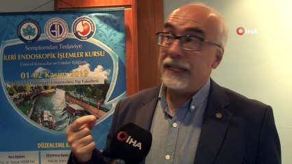 Canlı yayınlanan endoskopik işlem ile kurs verildi