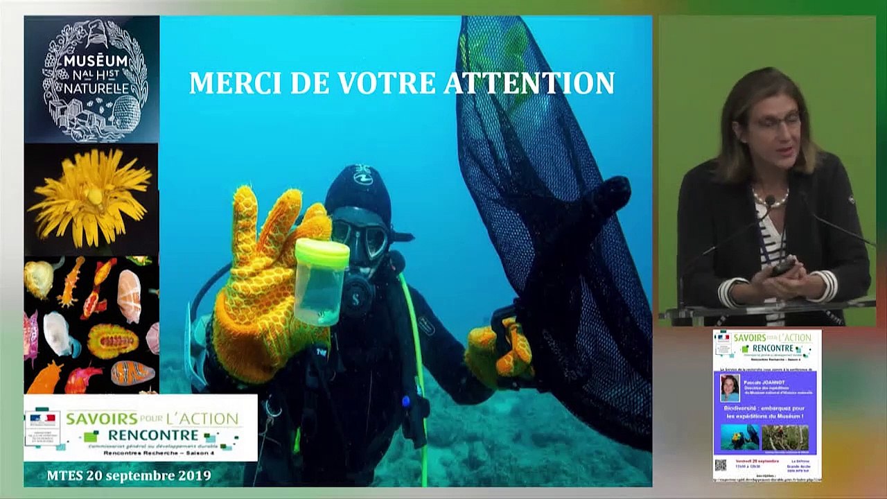 Conférence de Pascale JOANNOT – Biodiversité : embarquez pour les expéditions du Muséum ! [3e part]
