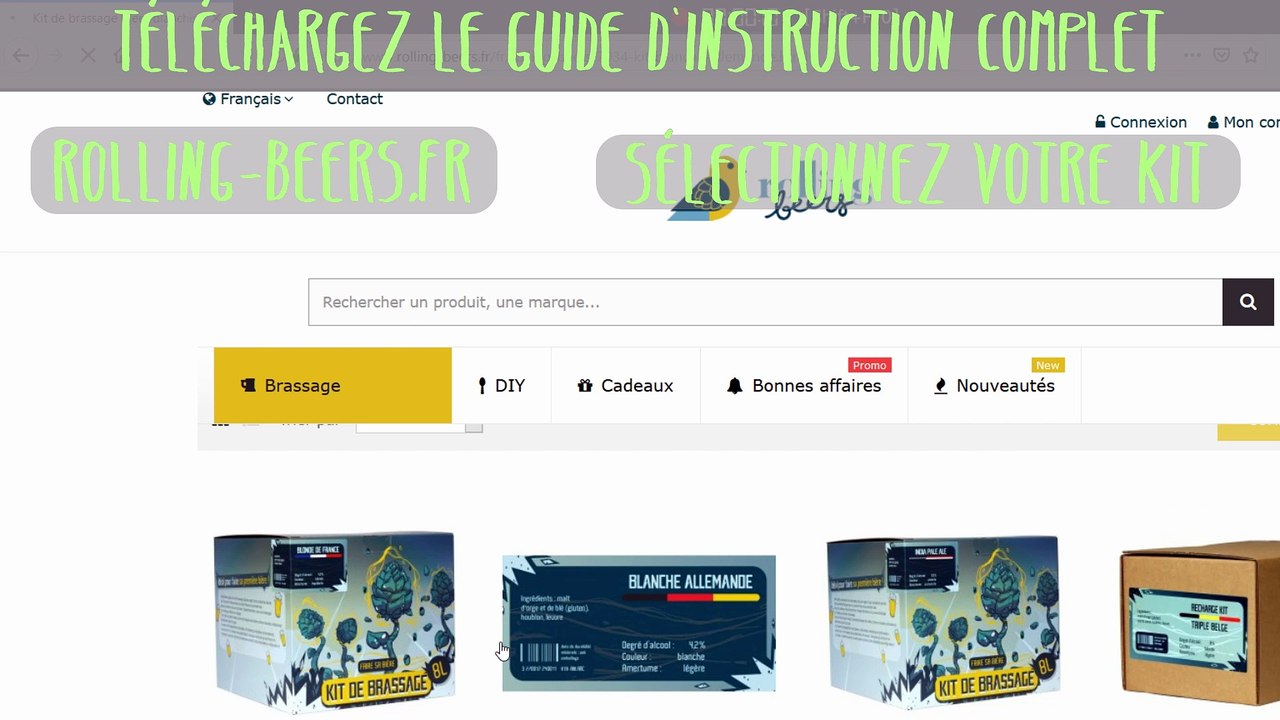 Essai du kit Rolling Beers