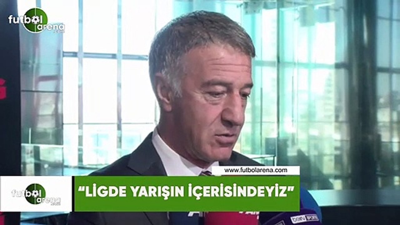 Ahmet Ağaoğlu: "Ligde yarışın içerisindeyiz"