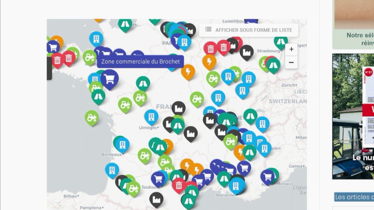 Une cartographie des projets français