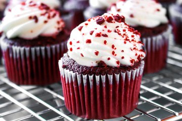 طريقة تحضير كب كيك ريد فيلفت