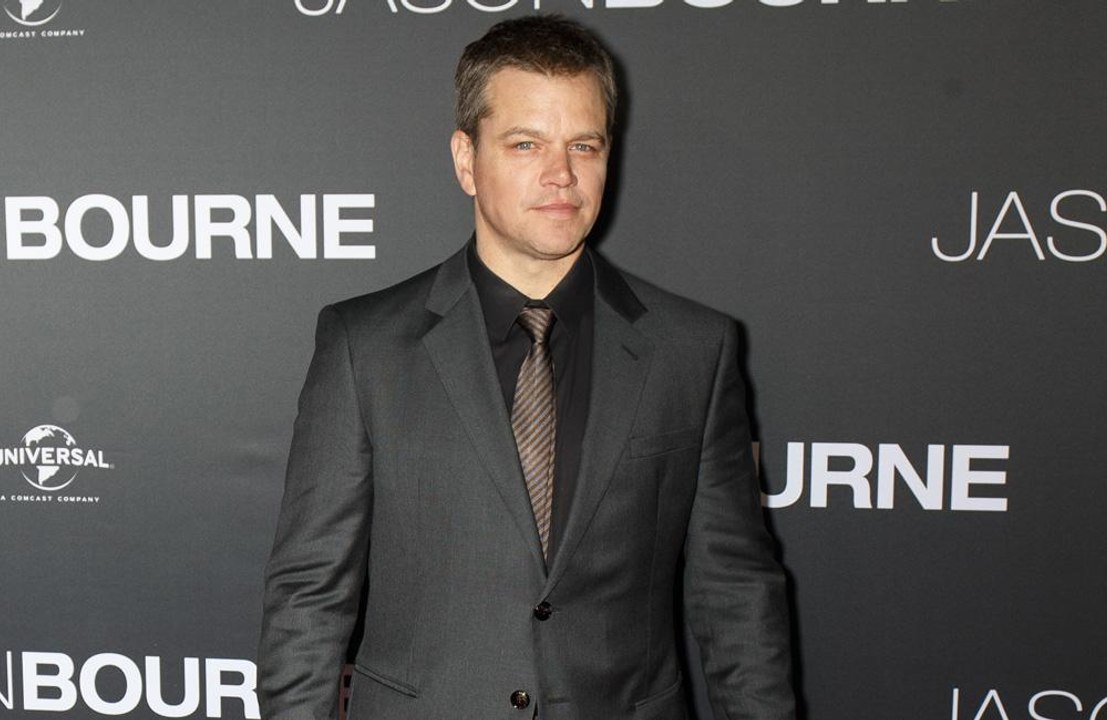 Matt Damon stepped on 'eight foot' python