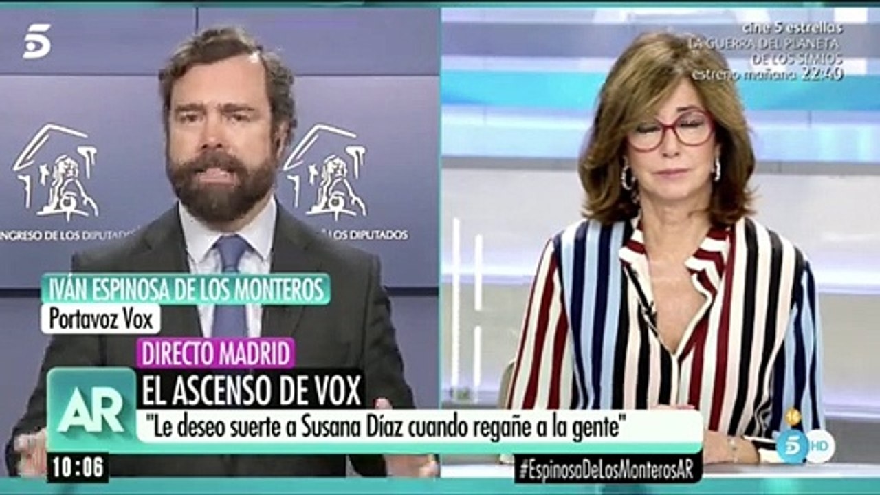 Sublimes 'risotadas' de Espinosa de los Monteros (Vox) a costa de las bobadas deleznables de Ábalos