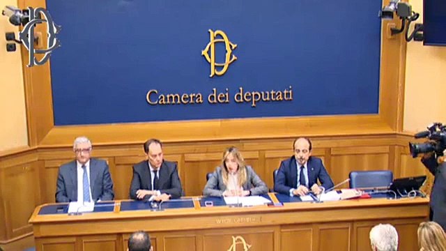 Roma - Conferenza stampa di Giorgia Meloni (12.11.19)