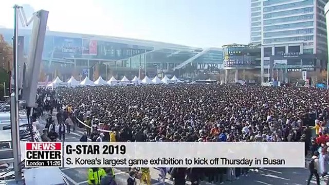 S. Korea's largest game exhibition G-Star to kick off Thursday in Busan