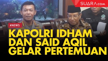 Gelar Pertemuan, Kapolri Idham dan Said Aqil Bahas Terorisme hingga Korupsi