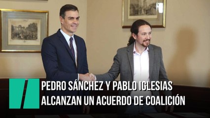EN DIRECTO: Sánchez e Iglesias comparecen juntos en el congreso