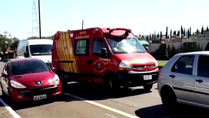 Objeto causa laceração em idosa, em Mercado de Cascavel