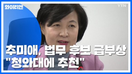 추미애, 법무장관 후보자 급부상..."靑에 의견전달" / YTN