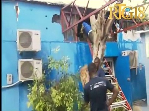 Yon dife eklate nan espas konpayi Cargo JCI ak MEDHASA sou rout ayopò a nan mitan jounen