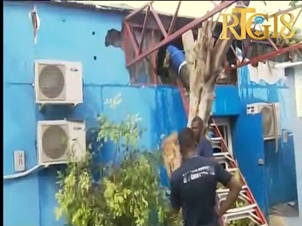 Yon dife eklate nan espas konpayi  Cargo JCI ak MEDHASA sou rout ayopò a nan mitan jounen