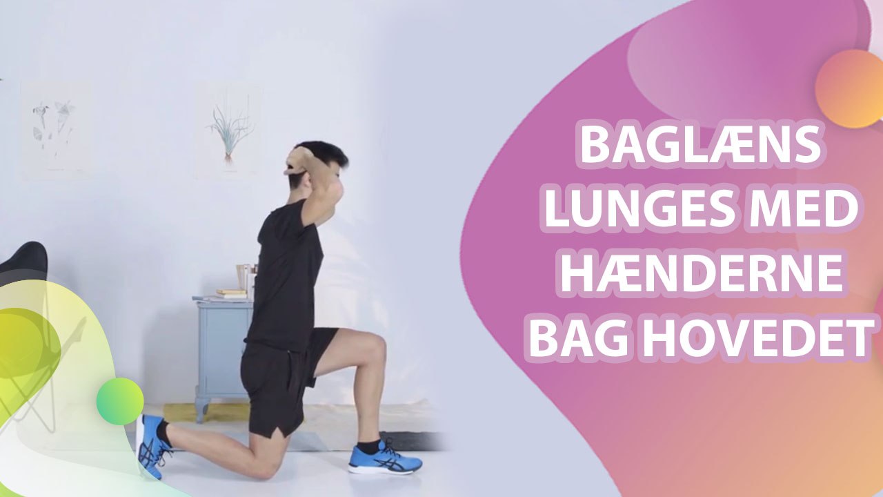 Baglæns lunges med hænderne bag hovedet - Bedre...