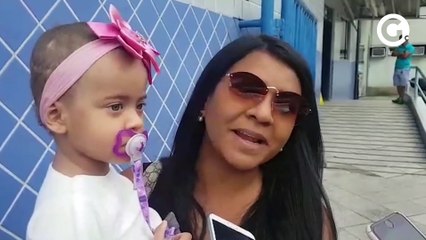 Скачать видео: Mãe de menina atingida por concreto, em Guarapari, fala sobre a saúde da filha