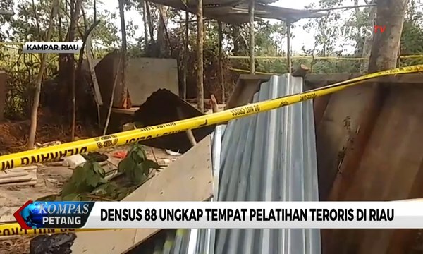 Densus 88 Ungkap Tempat Latihan Teroris di Riau