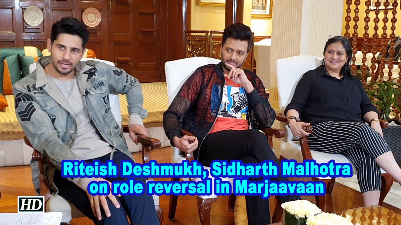Riteish Deshmukh, Sidharth Malhotra on role reversal in Marjaavaan