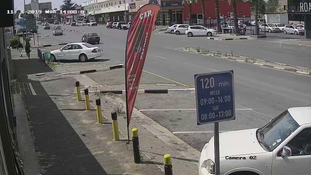 Unexpected Road Block Stops Motorcycle