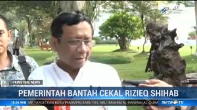 Pemerintah Bantah Cekal Rizieq Shihab