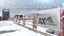 La neige fait une apparition précoce sur les Pyrénées