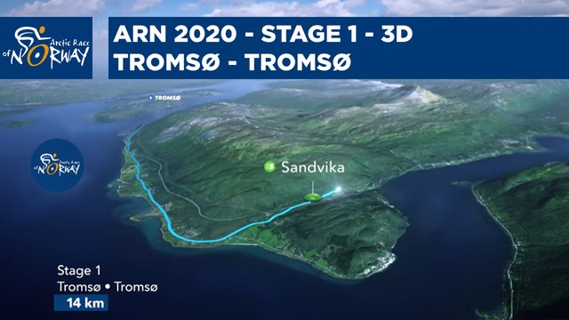 Stage 1 in 3D - Tromsø to Tromsø - Arctic Race of Norway 2021