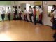 Treinamento de passada na aula de kung fu - Mestre Gomes Net