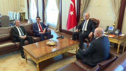 Kurtulmuş, KKTC Tarım ve Doğal Kaynaklar Bakanı Oğuz ile görüştü - ANKARA