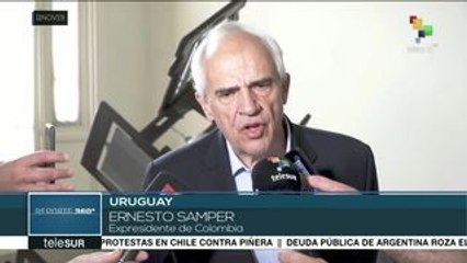 Ernesto Samper condena golpe de Estado en Bolivia