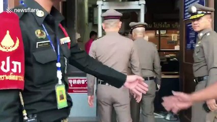 Three dead after Wild West style courtroom gunfight in Thailand