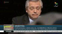 Alberto Fernández agradece a México asilo otorgado a Evo Morales