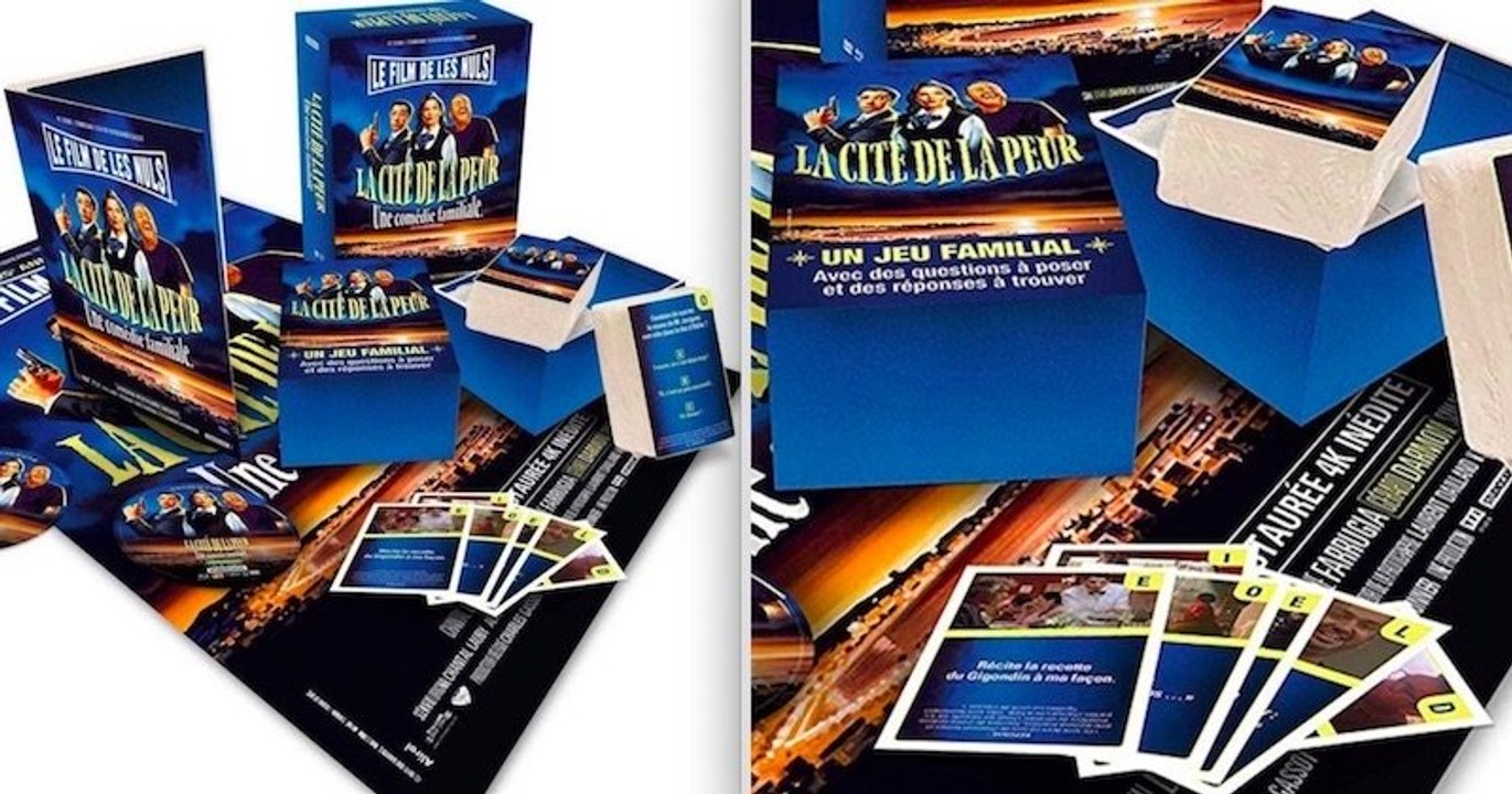 Sortie d'un jeu de société « La cité de la peur » et, à l'image du film, les règles n'ont aucun sens