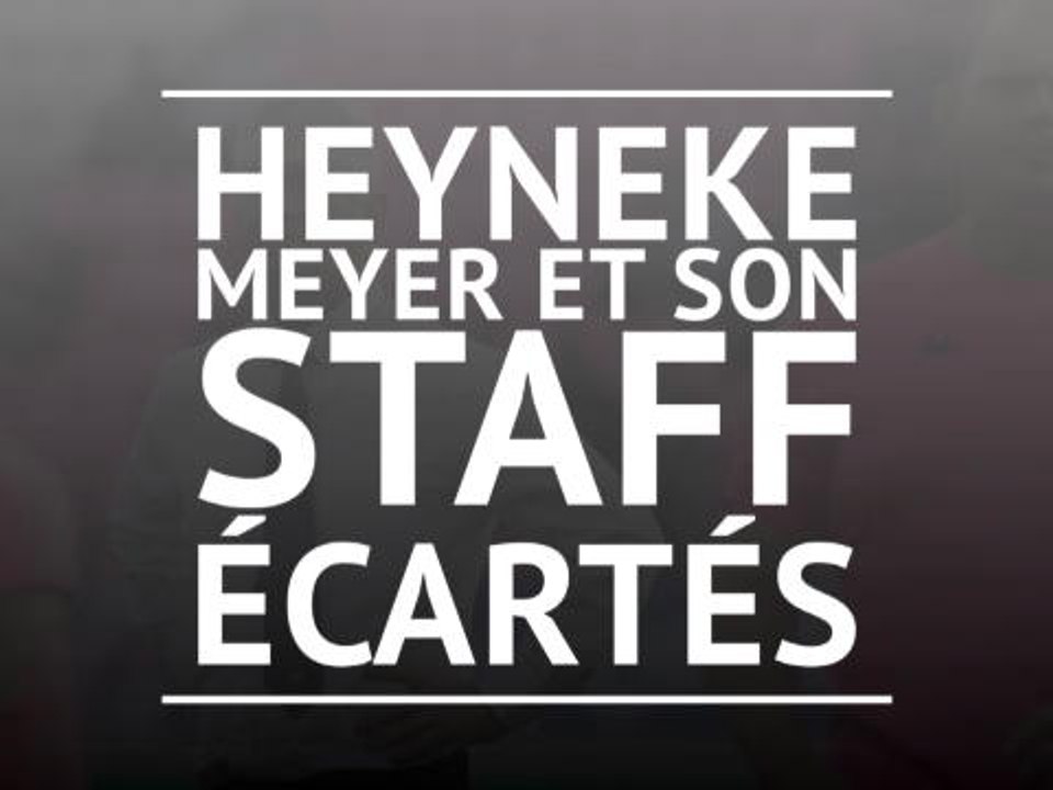 Stade Français - Heyneke Meyer et son staff écartés