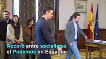 Espagne: Sanchez s'allie avec Podemos pour tenter de sortir de la paralysie