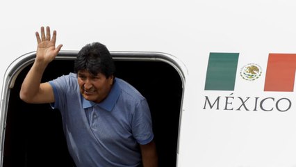 Evo Morales, ex presidente de Bolivia, llega a México