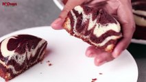 MINI ZEBRA CAKE ON CAST IRON CAKE PAN l ZEBRA CUP CAKE l EGGLESS & WITHOUT OVEN