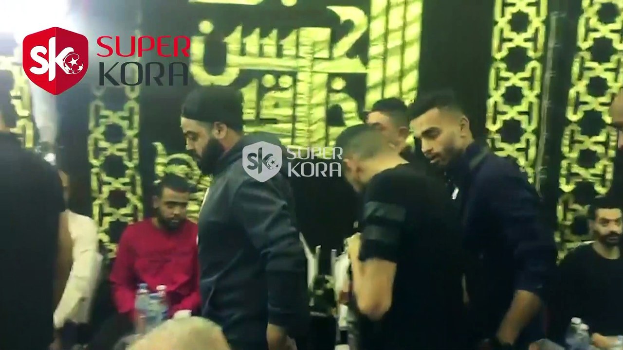 شيكابالا وأوباما يطمئنا على مؤمن زكريا في عزاء علاء علي
