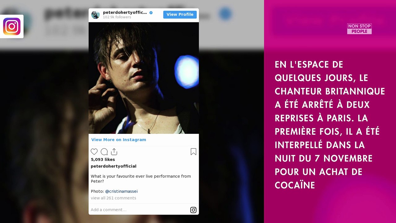 Pete Doherty arrêté à Paris : le chanteur condamné à trois mois de prison avec sursis