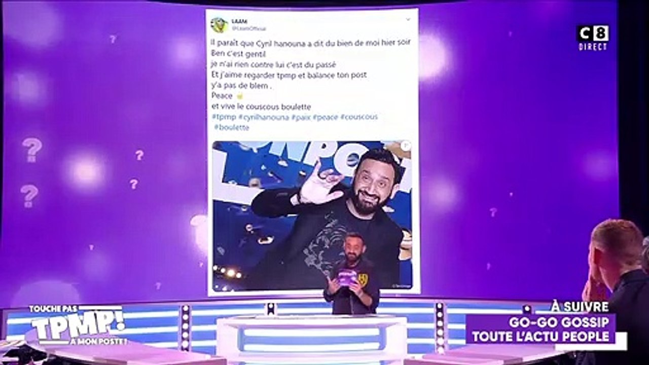 TPMP :  Cyril Hanouna invite Lââm