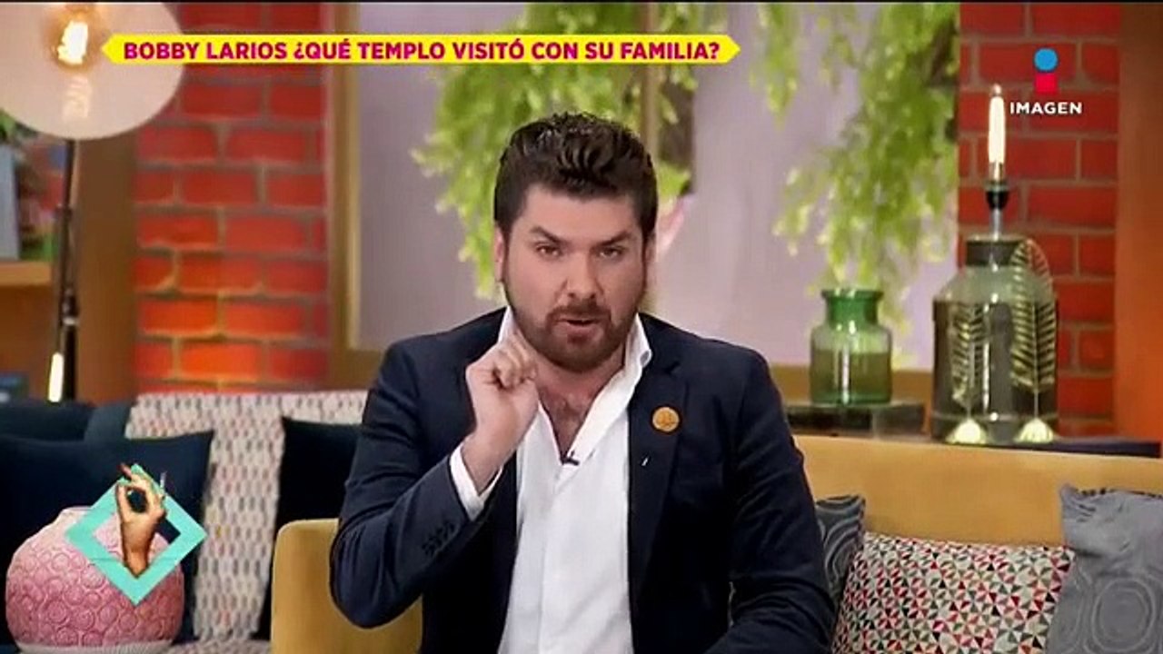 ¡Bobby Larios visita la Basílica de Guadalupe con su familia!