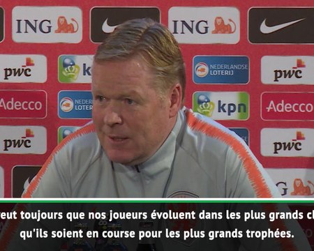 Pays-Bas - Koeman : Depay devrait jouer dans un plus grand club