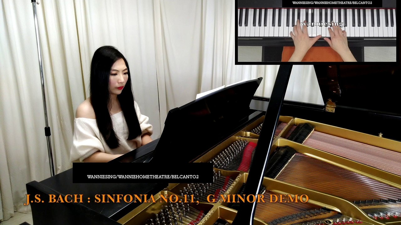 BACH SINFONIA NO.11 G minor DEMO and SCORE