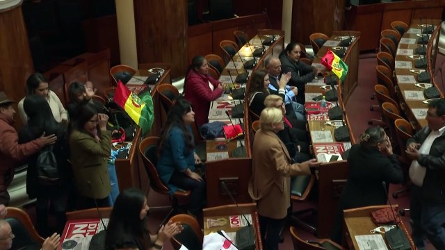 Evo Morales llega a México y senadora asume sin quórum presidencia interina de Bolivia