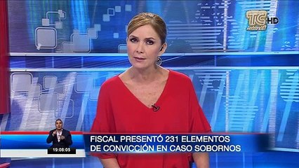 Fiscal entregó 231 elementos de convicción en el caso Sobornos 2012-2016