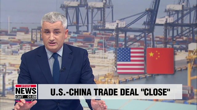Trump renews tariff threat against China and hints of imminent trade deal with China