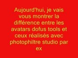avatars Dofus tools VS avatars photofiltre