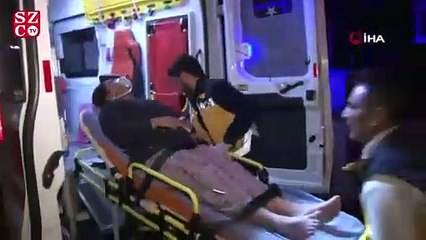 Başkent’te alevlerin arasında kalan kadın balkondan atladı