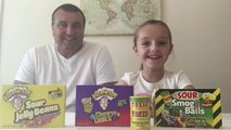 SOUR SWEET TASTING CHALLENGE WITH DAD ALL GOOD FUN