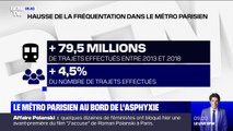 En cinq ans, le nombre de trajets dans le métro parisien a augmenté de près de 80 millions