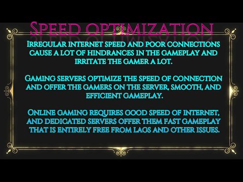 Rent game servers-Modifications in your server according to your requirement