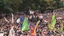 Oposición venezolana se manifiesta en Caracas con la guía de Guaidó