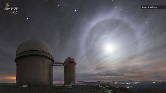 Angelic 22-Degree Halo Spotted in Chilean Desert Sky